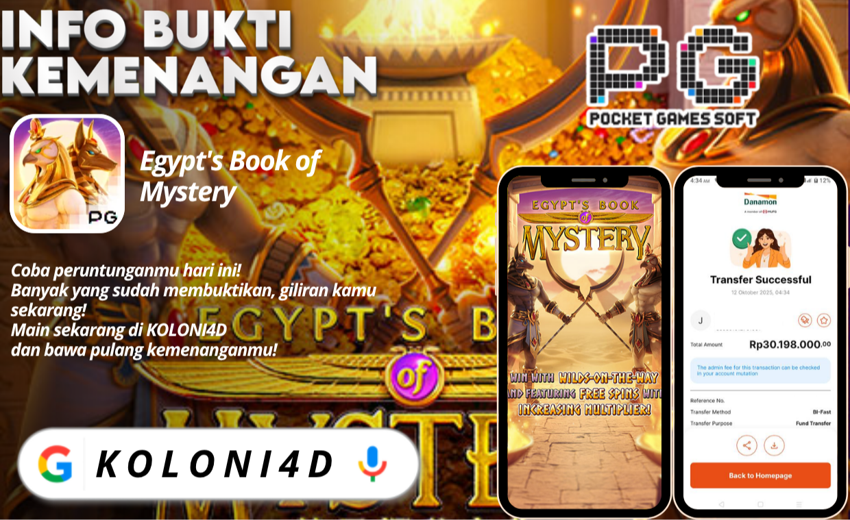 KOLONI4D VIP (KOLONI4D) Situs SGA Online Resmi Update Kemenenangan Terpecaya