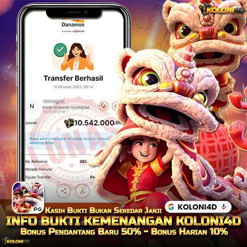 KOLONI4D VIP (KOLONI4D) Situs SGA Online Resmi Update Kemenenangan Terpecaya