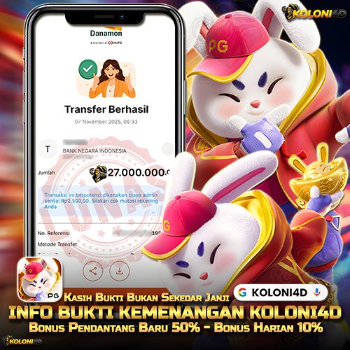 KOLONI4D VIP (KOLONI4D) Situs SGA Online Resmi Update Kemenenangan Terpecaya