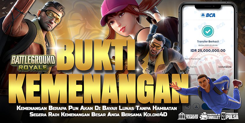 KOLONI4D VIP (KOLONI4D) Situs SGA Online Resmi Update Kemenenangan Terpecaya