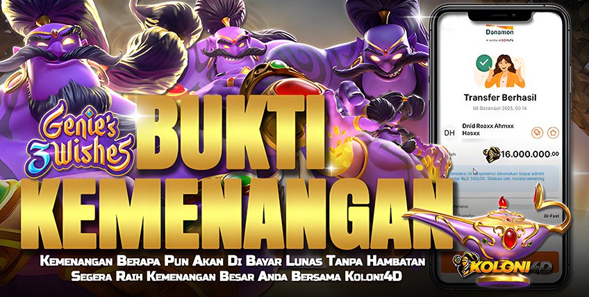 KOLONI4D VIP (KOLONI4D) Situs SGA Online Resmi Update Kemenenangan Terpecaya