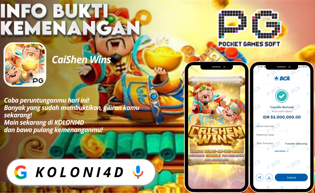KOLONI4D VIP (KOLONI4D) Situs SGA Online Resmi Update Kemenenangan Terpecaya