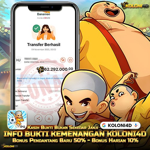 KOLONI4D VIP (KOLONI4D) Situs SGA Online Resmi Update Kemenenangan Terpecaya
