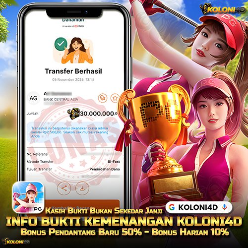 KOLONI4D VIP (KOLONI4D) Situs SGA Online Resmi Update Kemenenangan Terpecaya