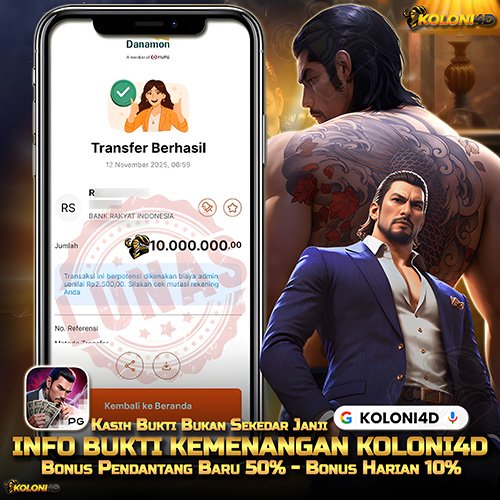 KOLONI4D VIP (KOLONI4D) Situs SGA Online Resmi Update Kemenenangan Terpecaya