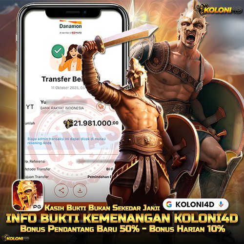 KOLONI4D VIP (KOLONI4D) Situs SGA Online Resmi Update Kemenenangan Terpecaya